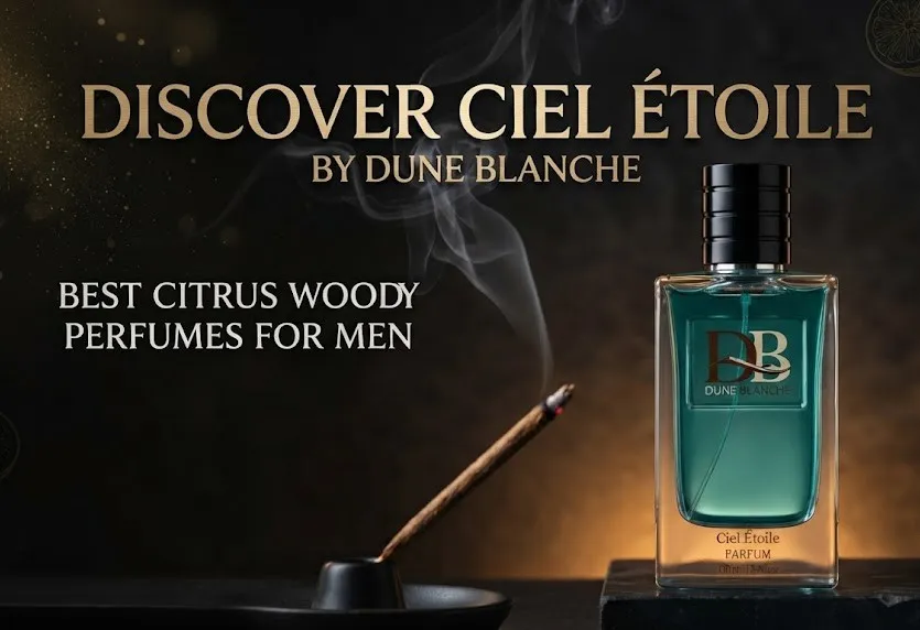 Best Citrus Woody Perfumes for Men: Discover Ciel Étoile by Dune Blanche