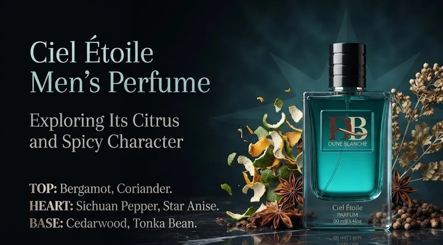 Ciel Étoile Men’s Perfume: Exploring Its Citrus and Spicy Character