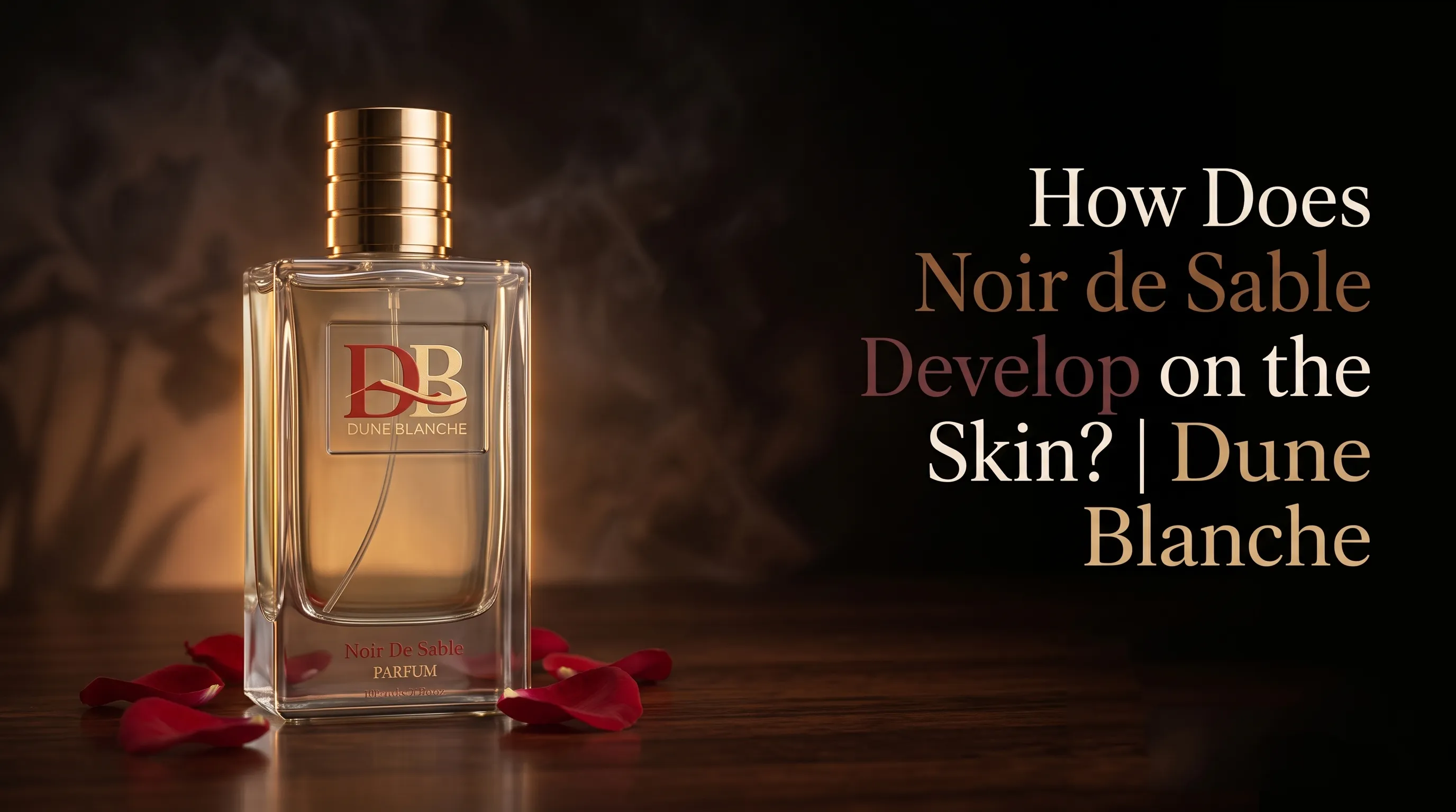 How Does Noir de Sable Develop on the Skin? | Dune Blanche
